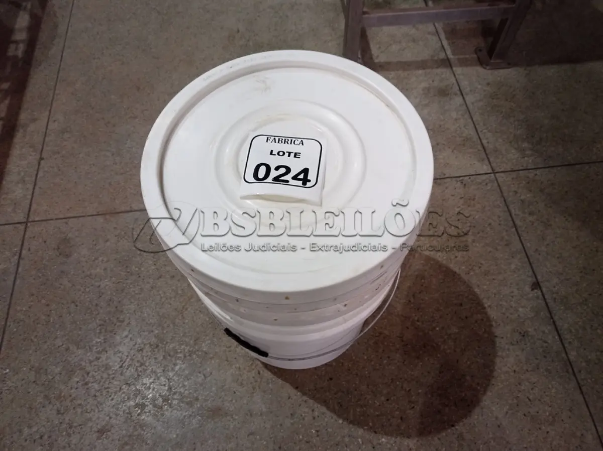 LOTE 024 - 03 BALDES ALIMENTÍCIOS DE 18 E 30 L. (NO ESTADO) ATENÇÃO! FAZER A VISITAÇÃO ANTES DE ARREMATAR, NÃO SABEMOS SE FUNCIONA. LEILÃO NÃO TEM GARANTIA E NEM DEVOLUÇÃO, SUJEITO A POSSÍVEIS AVARIAS VISÍVEIS/OCULTAS E/OU AUSÊNCIA DE COMPONENTES.