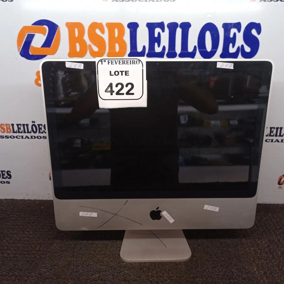 LOTE 422 - 01 IMAC. (NO ESTADO) ATENÇÃO! FAZER A VISITAÇÃO ANTES DE ARREMATAR, NÃO SABEMOS SE FUNCIONA. LEILÃO NÃO TEM GARANTIA E NEM DEVOLUÇÃO, SUJEITO A POSSÍVEIS AVARIAS VISÍVEIS/OCULTAS E/OU AUSÊNCIA DE COMPONENTES.