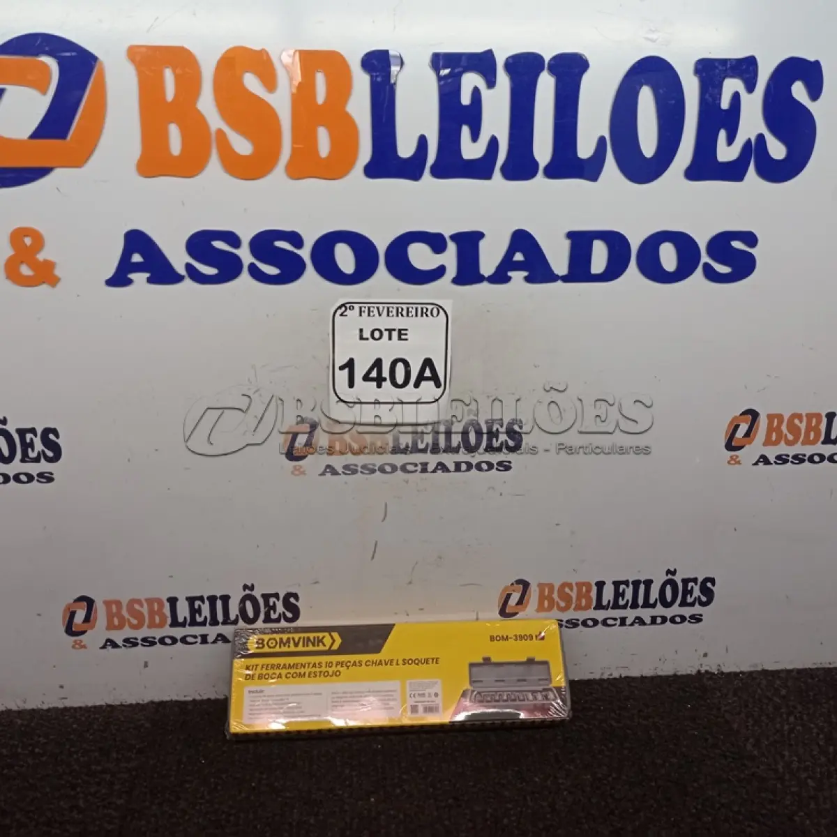 LOTE 140 - 01 KIT DE FERRAMENTA 10 PEÇAS CHAVE E SOQUETE. (NOVA) (NO ESTADO) ATENÇÃO! FAZER A VISITAÇÃO ANTES DE ARREMATAR, NÃO SABEMOS SE FUNCIONA. LEILÃO NÃO TEM GARANTIA E NEM DEVOLUÇÃO, SUJEITO A POSSÍVEIS AVARIAS VISÍVEIS/OCULTAS E/OU AUSÊNCIA DE COMPONENTES.