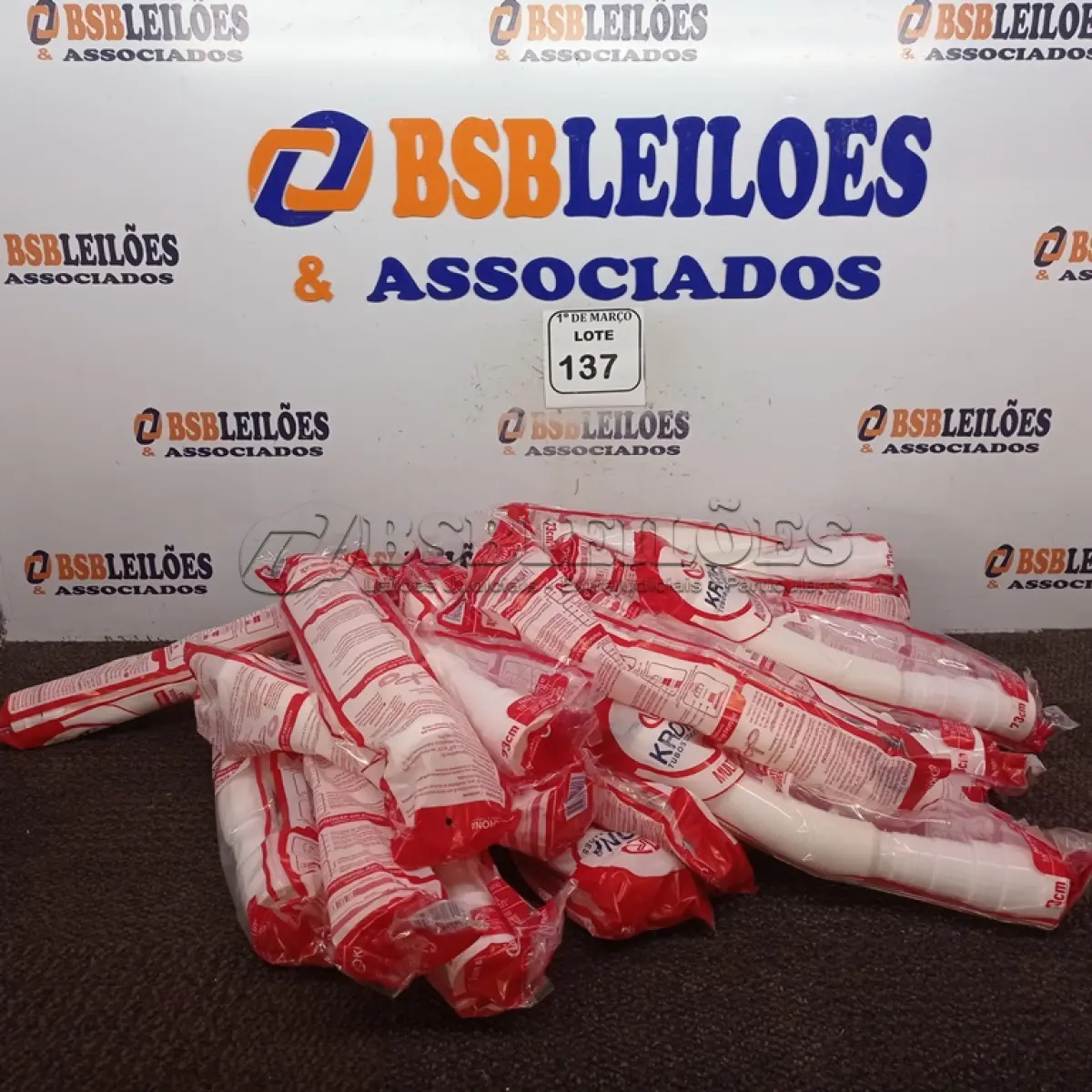 LOTE 137 -  25 UNIDADES DE MULTISSIFÃO RESISTENTE A ÁGUA QUENTE E FRIA DE 73CM MARCA KRONA. (NOVO) (NO ESTADO) ATENÇÃO! FAZER A VISITAÇÃO ANTES DE ARREMATAR, NÃO SABEMOS SE FUNCIONA. LEILÃO NÃO TEM GARANTIA E NEM DEVOLUÇÃO, SUJEITO A POSSÍVEIS AVARIAS VISÍVEIS/OCULTAS E/OU AUSÊNCIA DE COMPONENTES.