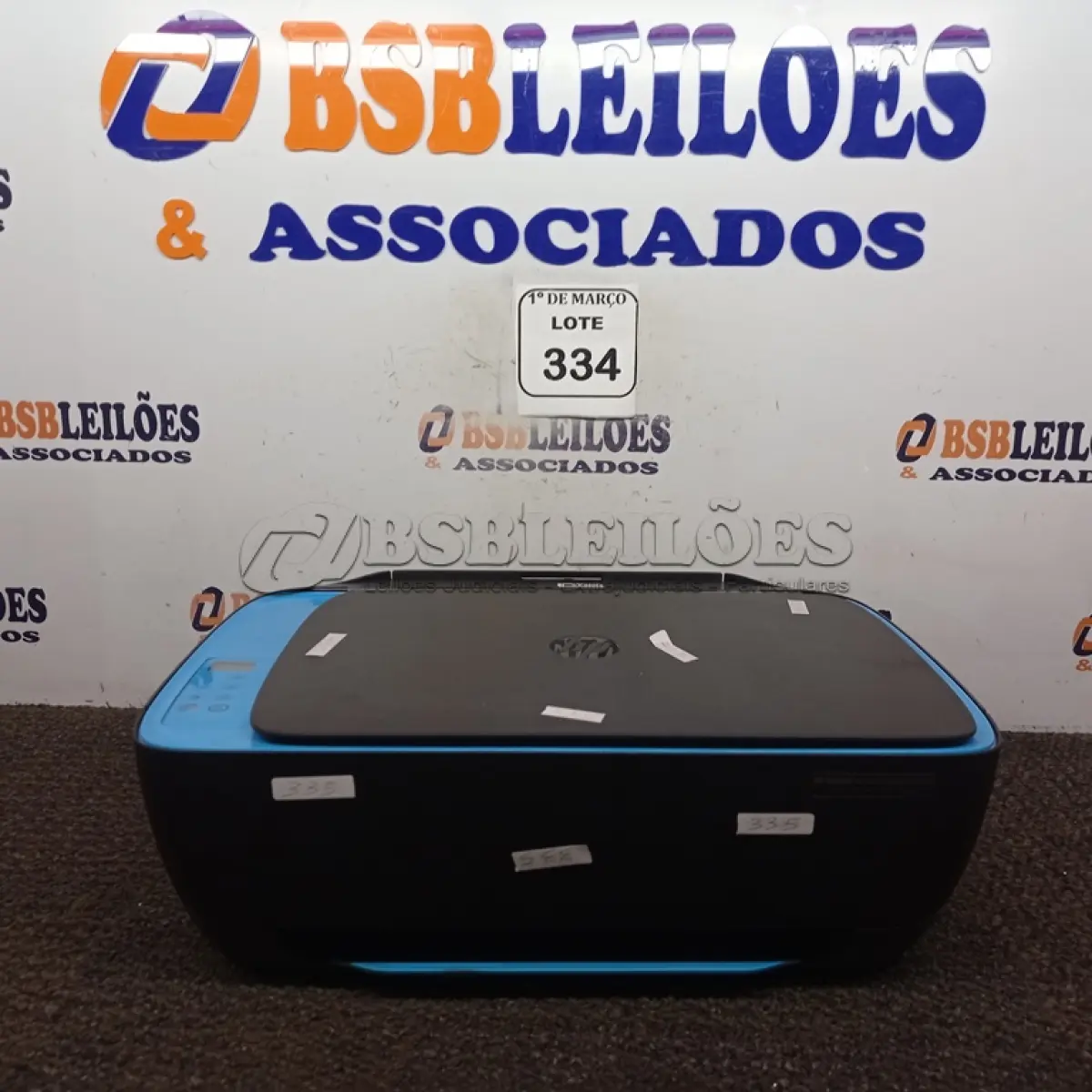 LOTE 334 - 01 IMPRESSORA HP DESKJET ULTRA 4729. (NO ESTADO) ATENÇÃO! FAZER A VISITAÇÃO ANTES DE ARREMATAR, NÃO SABEMOS SE FUNCIONA. LEILÃO NÃO TEM GARANTIA E NEM DEVOLUÇÃO, SUJEITO A POSSÍVEIS AVARIAS VISÍVEIS/OCULTAS E/OU AUSÊNCIA DE COMPONENTES.