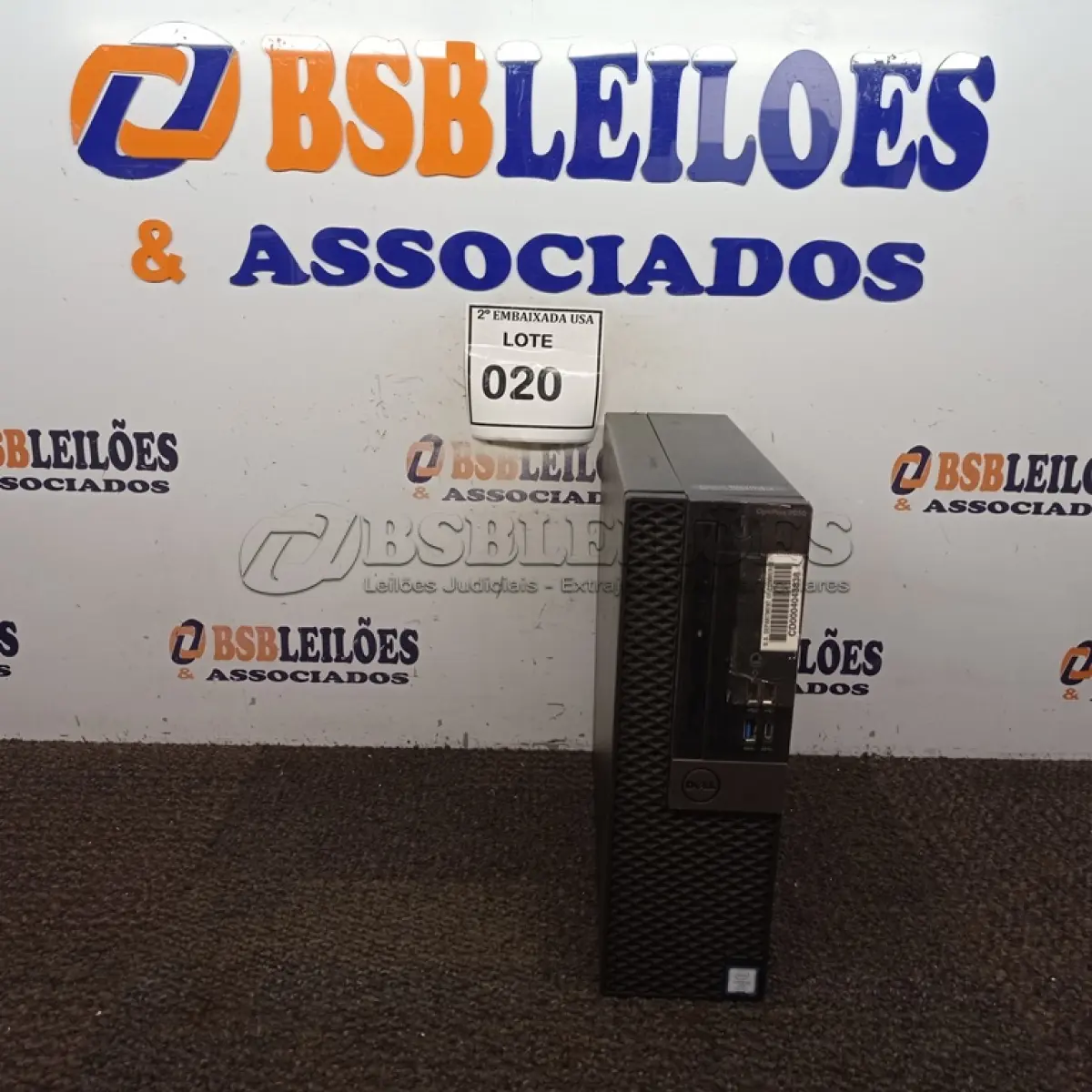 LOTE 020 - 01 CPU DELL CORE I5 7THGEN 8QZYHL2. (NO ESTADO EM QUE SE ENCONTRA. SUJEITO A AVARIAS OCULTAS/VISÍVEIS.)
