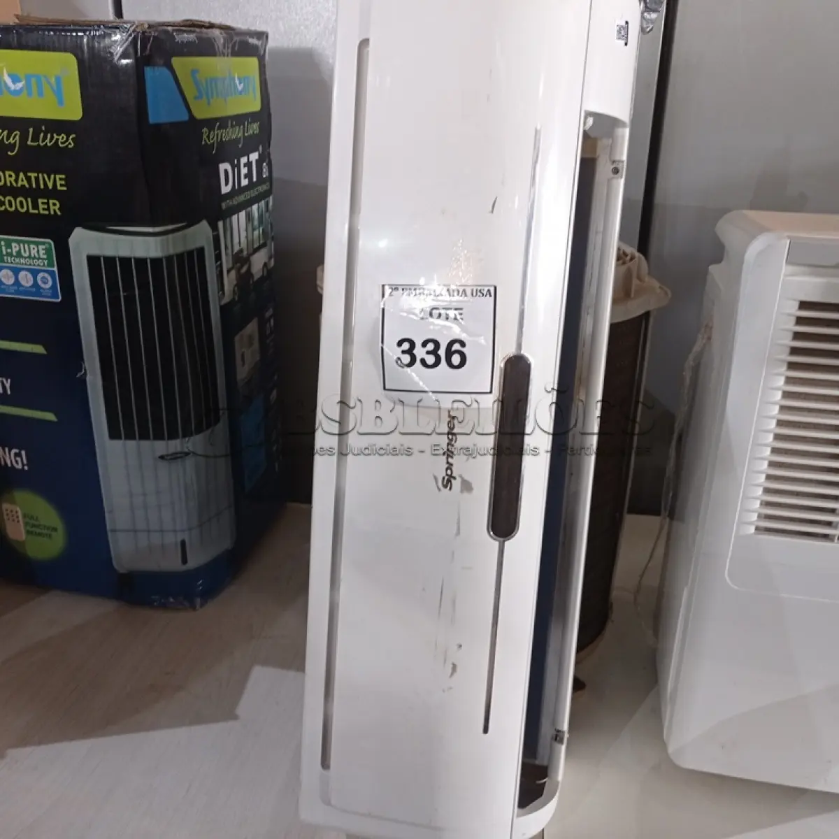 LOTE 336 - 01 AR CONDICIONADO LG  12.000BTUS 220V. (NO ESTADO EM QUE SE ENCONTRA. SUJEITO A AVARIAS OCULTAS/VISÍVEIS.) BF8495K