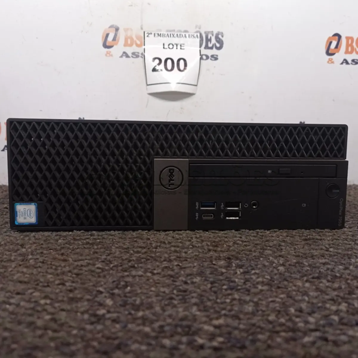 LOTE 200 - 01 CPU DELL CORE I5 8GB - CD0001051928 (NO ESTADO EM QUE SE ENCONTRA. SUJEITO A AVARIAS OCULTAS/VISÍVEIS.)