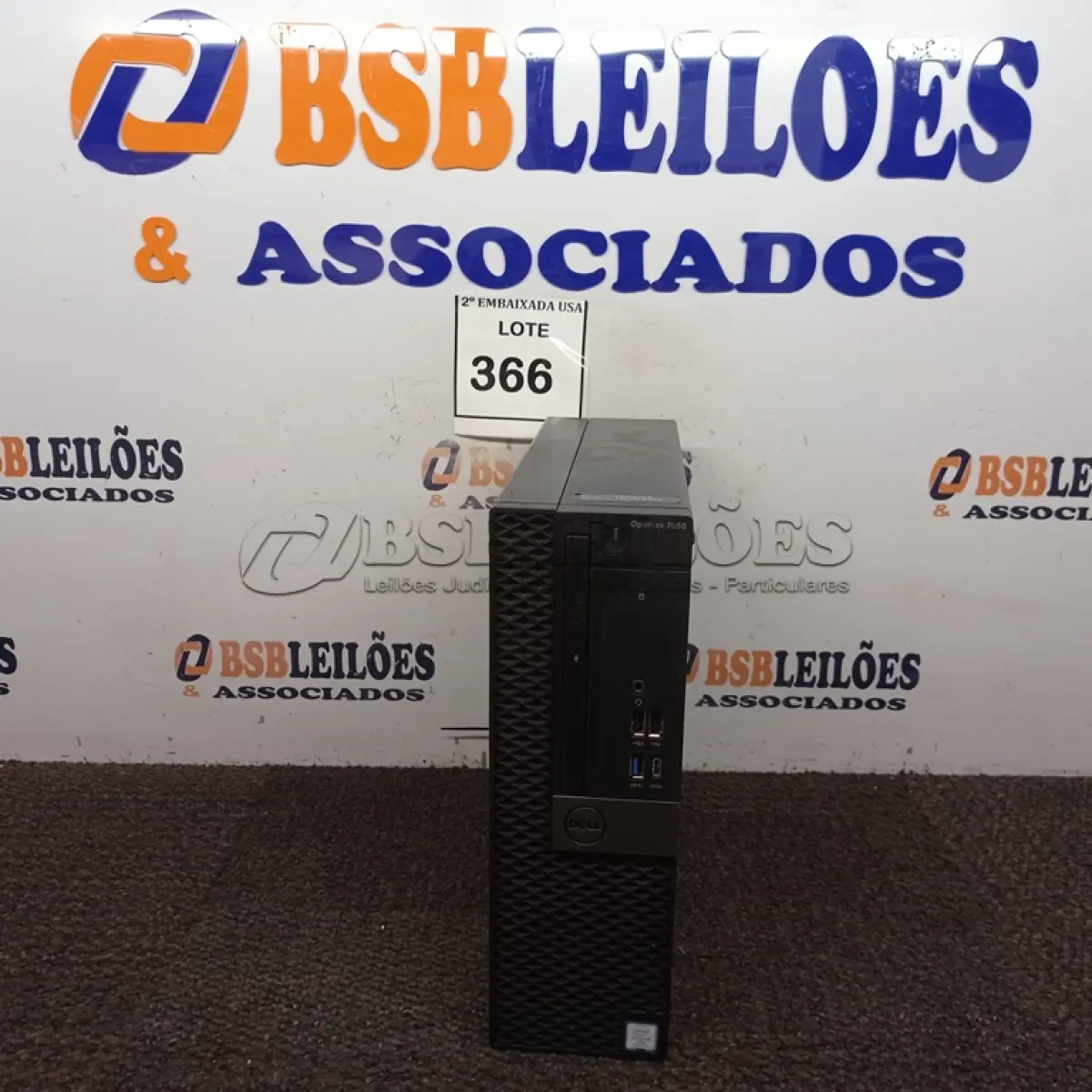 LOTE 366 - 01 CPU DELL CORE I5 8GB -CD0001051958. (NO ESTADO EM QUE SE ENCONTRA. SUJEITO A AVARIAS OCULTAS/VISÍVEIS.)