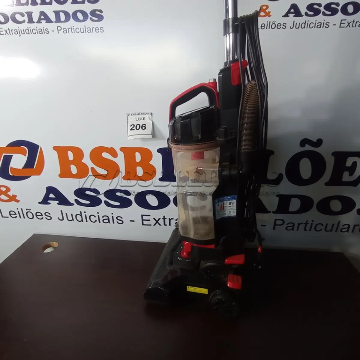 LOTE 206 - 01 ASPIRADOR DE PÓ POWER SPEED 110V.  (VACUUM CLEANER). (NO ESTADO EM QUE SE ENCONTRA. SUJEITO A AVARIAS OCULTAS/VISÍVEIS.) BH1644N