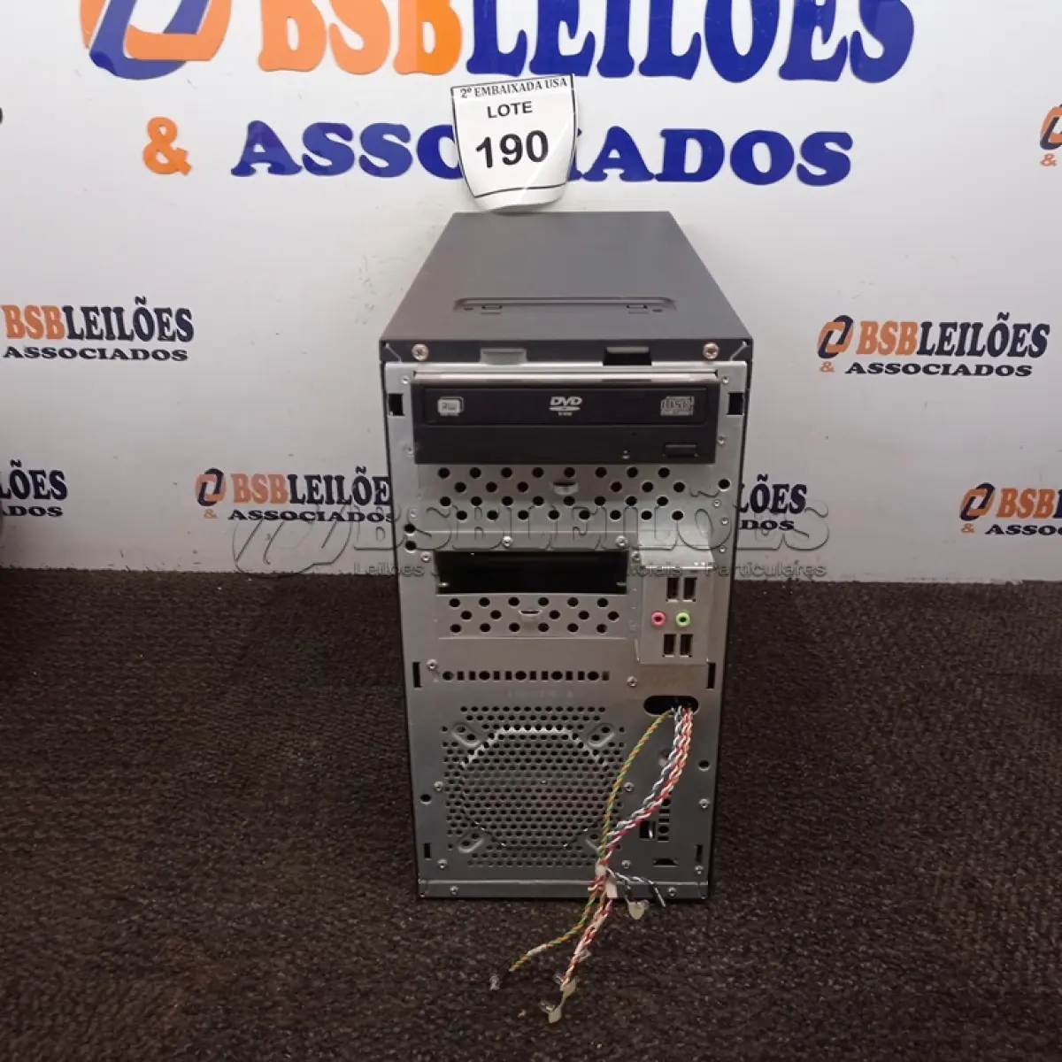 LOTE 190 - 01 CPU ACER (NO ESTADO EM QUE SE ENCONTRA. SUJEITO A AVARIAS OCULTAS/VISÍVEIS.)