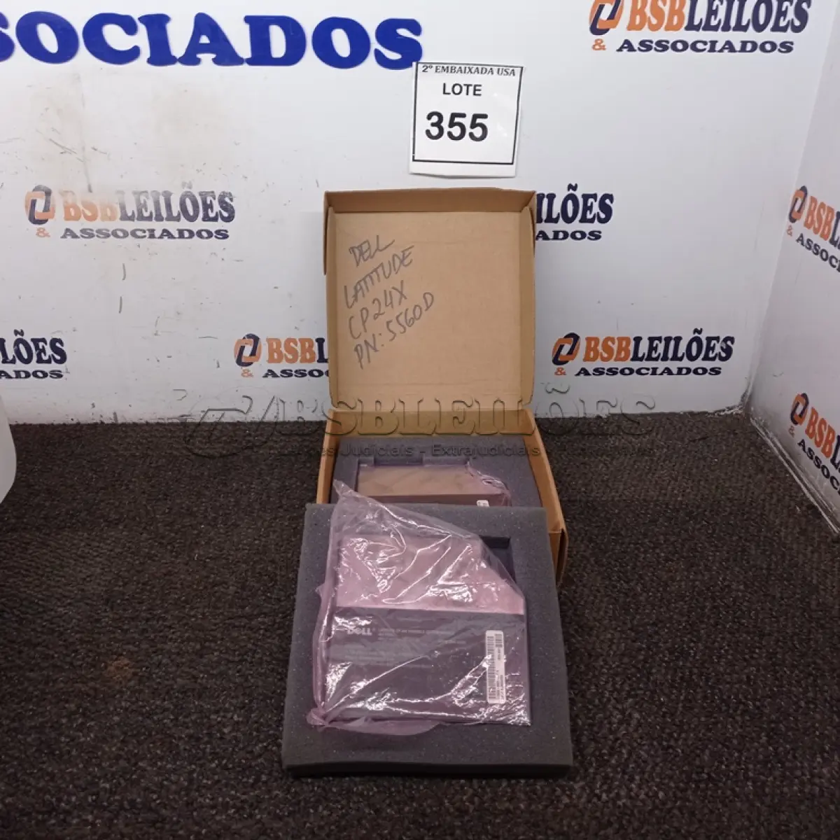 LOTE 355 - 01 MÓDULO CD VARIÁVEL LATITUDE CP24X (VARIABLE CDROM MODULE). (NO ESTADO EM QUE SE ENCONTRA. SUJEITO A AVARIAS OCULTAS/VISÍVEIS.)