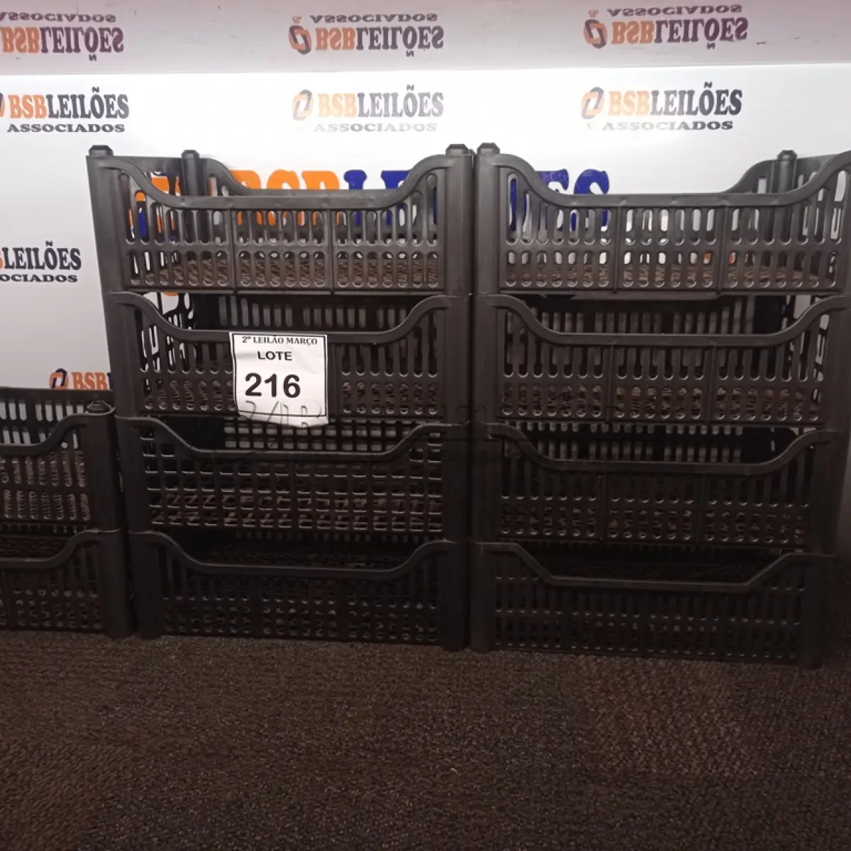 LOTE 216 - 10 CESTAS ORGANIZADORAS. (NO ESTADO) ATENÇÃO! FAZER A VISITAÇÃO ANTES DE ARREMATAR, NÃO SABEMOS SE FUNCIONA. LEILÃO NÃO TEM GARANTIA E NEM DEVOLUÇÃO, SUJEITO A POSSÍVEIS AVARIAS VISÍVEIS/OCULTAS E/OU AUSÊNCIA DE COMPONENTES.