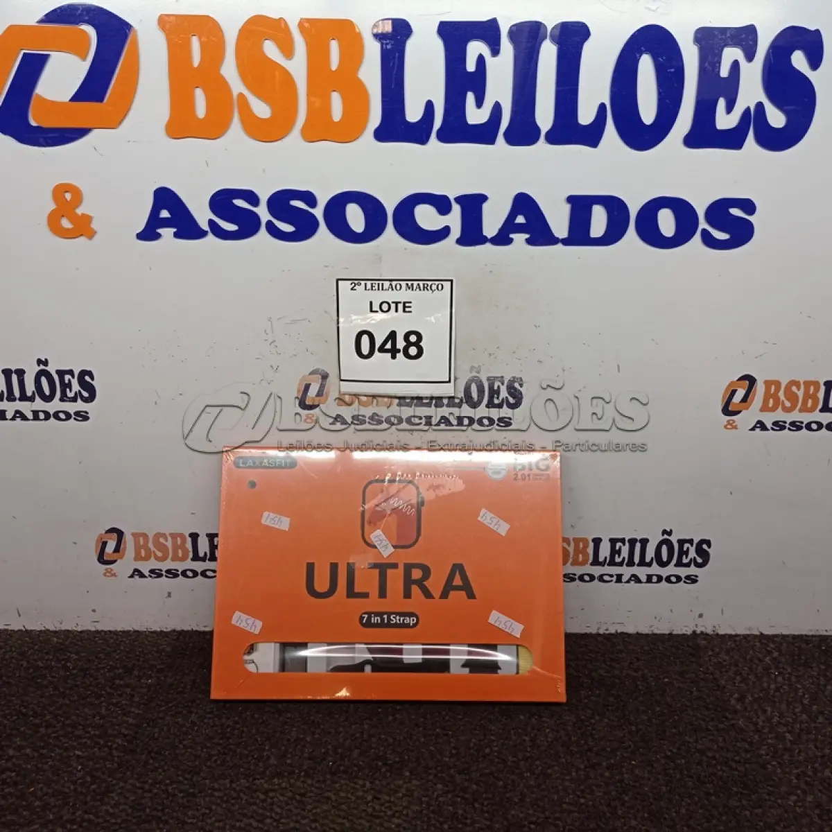 LOTE 048 - 01 SMART WATCH LAXASFIT 7 EM 1. (NO ESTADO) ATENÇÃO! FAZER A VISITAÇÃO ANTES DE ARREMATAR, NÃO SABEMOS SE FUNCIONA. LEILÃO NÃO TEM GARANTIA E NEM DEVOLUÇÃO, SUJEITO A POSSÍVEIS AVARIAS VISÍVEIS/OCULTAS E/OU AUSÊNCIA DE COMPONENTES.