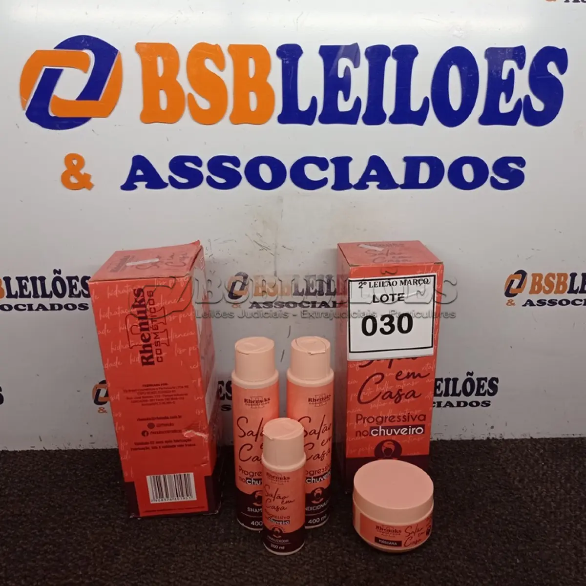 LOTE 030 - 02 KIT’S SALÃO EM CASA – PROGRESSIVA NO CHUVEIRO RHENUKS. (NO ESTADO) ATENÇÃO! FAZER A VISITAÇÃO ANTES DE ARREMATAR, NÃO SABEMOS SE FUNCIONA. LEILÃO NÃO TEM GARANTIA E NEM DEVOLUÇÃO, SUJEITO A POSSÍVEIS AVARIAS VISÍVEIS/OCULTAS E/OU AUSÊNCIA DE COMPONENTES.