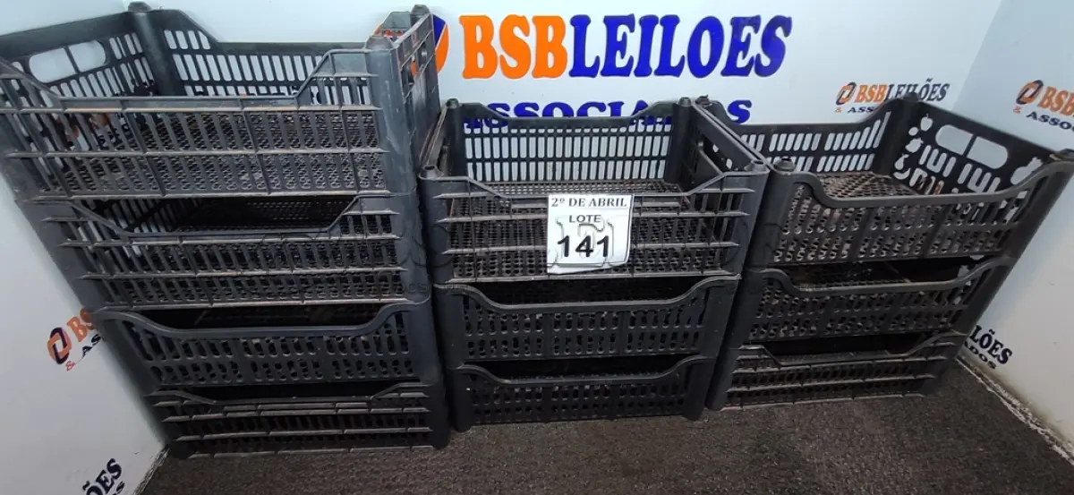 LOTE 141 - 10 CESTAS ORGANIZADORAS. (NO ESTADO) ATENÇÃO! FAZER A VISITAÇÃO ANTES DE ARREMATAR, NÃO SABEMOS SE FUNCIONA. LEILÃO NÃO TEM GARANTIA E NEM DEVOLUÇÃO, SUJEITO A POSSÍVEIS AVARIAS VISÍVEIS/OCULTAS E/OU AUSÊNCIA DE COMPONENTES.
