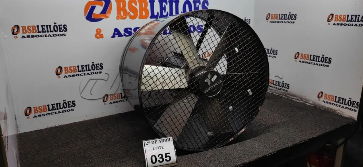 LOTE 035 - 01 EXAUSTOR VENTISILVA. (NO ESTADO) ATENÇÃO! FAZER A VISITAÇÃO ANTES DE ARREMATAR, NÃO SABEMOS SE FUNCIONA. LEILÃO NÃO TEM GARANTIA E NEM DEVOLUÇÃO, SUJEITO A POSSÍVEIS AVARIAS VISÍVEIS/OCULTAS E/OU AUSÊNCIA DE COMPONENTES.