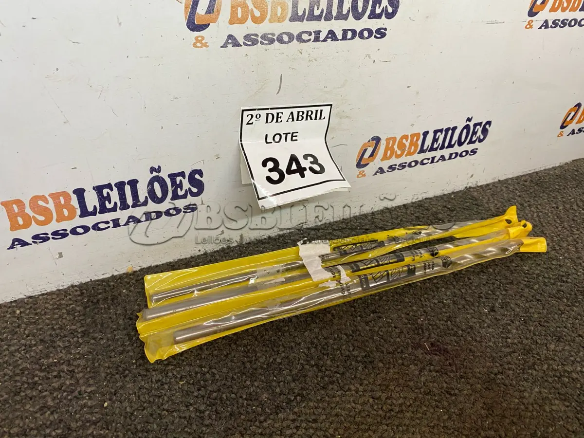 LOTE 343 - 03 BROCAS P/MOURÃO E FIBROCIMENTO ½” 400MM MARCA FERTAK. (NOVO). (NO ESTADO) ATENÇÃO! FAZER A VISITAÇÃO ANTES DE ARREMATAR, NÃO SABEMOS SE FUNCIONA. LEILÃO NÃO TEM GARANTIA E NEM DEVOLUÇÃO, SUJEITO A POSSÍVEIS AVARIAS VISÍVEIS/OCULTAS E/OU AUSÊNCIA DE COMPONENTES.
