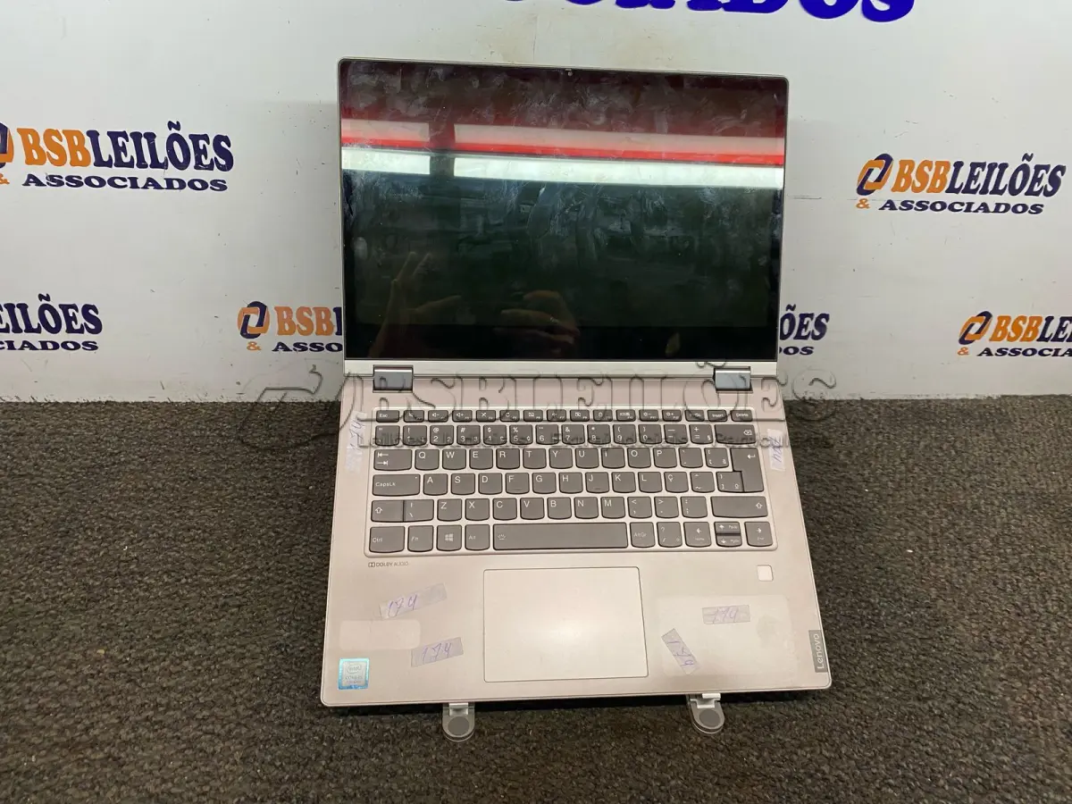 LOTE 336 - 01 NOTEBOOK LENOVO COM AVARIAS. (NO ESTADO) ATENÇÃO! FAZER A VISITAÇÃO ANTES DE ARREMATAR, NÃO SABEMOS SE FUNCIONA. LEILÃO NÃO TEM GARANTIA E NEM DEVOLUÇÃO, SUJEITO A POSSÍVEIS AVARIAS VISÍVEIS/OCULTAS E/OU AUSÊNCIA DE COMPONENTES.