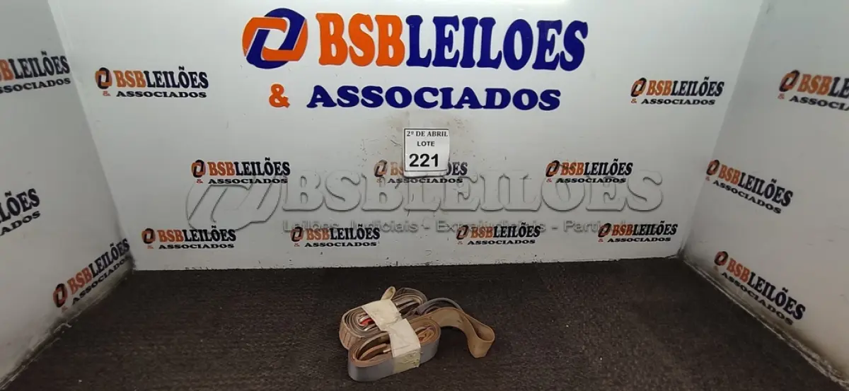 LOTE 221 - 02 CINTAS PARA SEGURANÇA. (NO ESTADO) ATENÇÃO! FAZER A VISITAÇÃO ANTES DE ARREMATAR, NÃO SABEMOS SE FUNCIONA. LEILÃO NÃO TEM GARANTIA E NEM DEVOLUÇÃO, SUJEITO A POSSÍVEIS AVARIAS VISÍVEIS/OCULTAS E/OU AUSÊNCIA DE COMPONENTES.