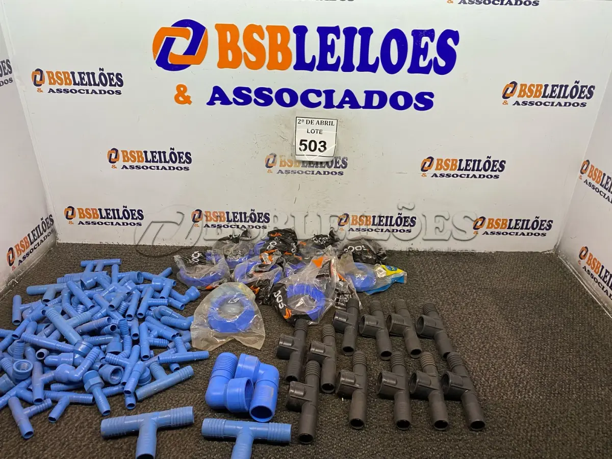 LOTE 503 - 01 LOTE COM ANÉIS DE VEDAÇÃO PARA CAIXA ACOPLADA E EMENDAS DE MANGUEIRAS. (NO ESTADO) ATENÇÃO! FAZER A VISITAÇÃO ANTES DE ARREMATAR, NÃO SABEMOS SE FUNCIONA. LEILÃO NÃO TEM GARANTIA E NEM DEVOLUÇÃO, SUJEITO A POSSÍVEIS AVARIAS VISÍVEIS/OCULTAS E/OU AUSÊNCIA DE COMPONENTES.
