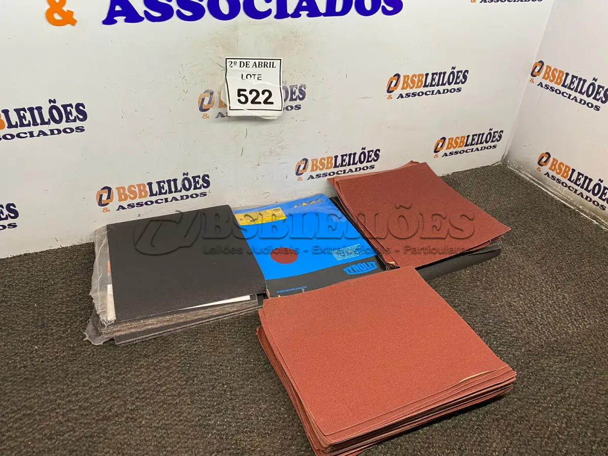 LOTE 522 - 01 LOTE DE LIXAS DIVERSAS. (NO ESTADO) ATENÇÃO! FAZER A VISITAÇÃO ANTES DE ARREMATAR, NÃO SABEMOS SE FUNCIONA. LEILÃO NÃO TEM GARANTIA E NEM DEVOLUÇÃO, SUJEITO A POSSÍVEIS AVARIAS VISÍVEIS/OCULTAS E/OU AUSÊNCIA DE COMPONENTES.