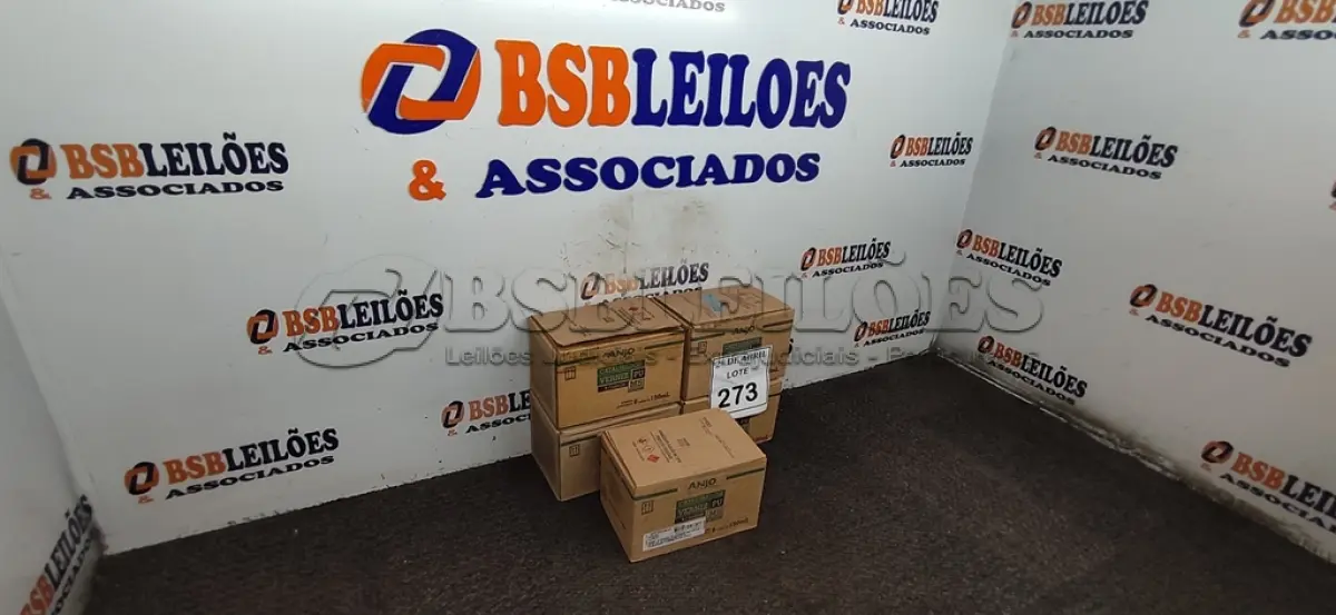 LOTE 273 - 05 CAIXAS COM 06 UNIDADES DE CATALIZADOR VERNIZ PU 150ML. (NO ESTADO) ATENÇÃO! FAZER A VISITAÇÃO ANTES DE ARREMATAR, NÃO SABEMOS SE FUNCIONA. LEILÃO NÃO TEM GARANTIA E NEM DEVOLUÇÃO, SUJEITO A POSSÍVEIS AVARIAS VISÍVEIS/OCULTAS E/OU AUSÊNCIA DE COMPONENTES.