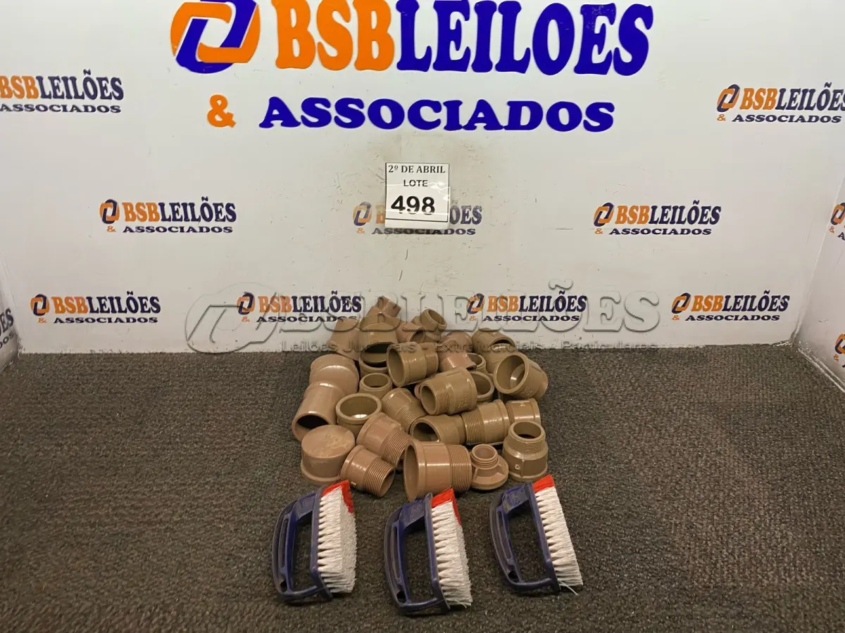 LOTE 498 - 01 LOTE COM CONEXÕES DIVERSAS. (NO ESTADO) ATENÇÃO! FAZER A VISITAÇÃO ANTES DE ARREMATAR, NÃO SABEMOS SE FUNCIONA. LEILÃO NÃO TEM GARANTIA E NEM DEVOLUÇÃO, SUJEITO A POSSÍVEIS AVARIAS VISÍVEIS/OCULTAS E/OU AUSÊNCIA DE COMPONENTES.