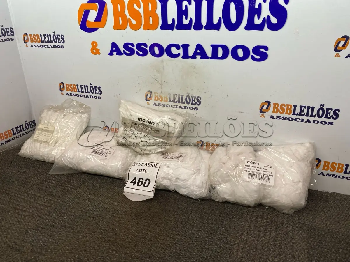 LOTE 460 - 01 LOTE COM PROPÉ EM TNT BRANCO. (NO ESTADO) ATENÇÃO! FAZER A VISITAÇÃO ANTES DE ARREMATAR, NÃO SABEMOS SE FUNCIONA. LEILÃO NÃO TEM GARANTIA E NEM DEVOLUÇÃO, SUJEITO A POSSÍVEIS AVARIAS VISÍVEIS/OCULTAS E/OU AUSÊNCIA DE COMPONENTES.