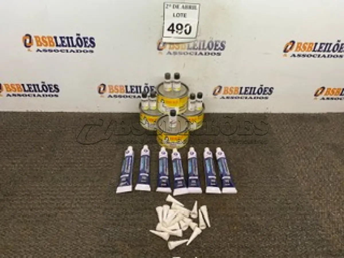 LOTE 490 - 01 LOTE COM MASSAS IBERÊ E SILICONE. (NO ESTADO) ATENÇÃO! FAZER A VISITAÇÃO ANTES DE ARREMATAR, NÃO SABEMOS SE FUNCIONA. LEILÃO NÃO TEM GARANTIA E NEM DEVOLUÇÃO, SUJEITO A POSSÍVEIS AVARIAS VISÍVEIS/OCULTAS E/OU AUSÊNCIA DE COMPONENTES.
