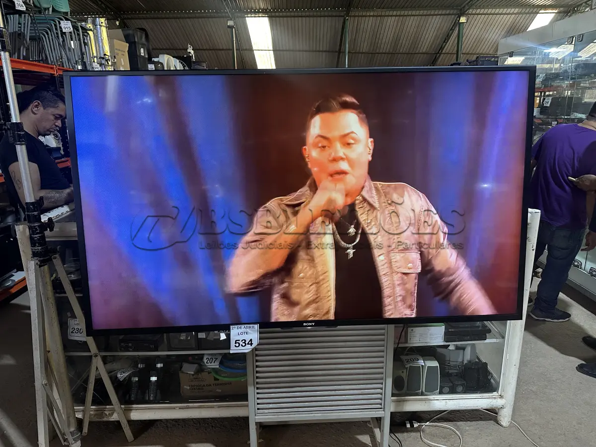 LOTE 427 - 01 SMART TV 70" SONY KDL-70W855B LED 3D ,  PROCESSADOR DE IMAGEM 3D,TAMANHO DA TELA 70", RESOLUÇÃO FULL HD - 1920 X 1080 PIXELS, FORMATO DE TELA 16:9 (WIDESCREEN) REFRESH RATE MOTIONFLOW XR 480 HZ ÂNGULO DE VISÃO HORIZONTAL: 178° VERTICAL: 178° , SISTEMA ANALÓGICO: PAL-M, PAL-N, NTSC DIGITAL: SBTVD  SINTONIZADOR DE TV ANALÓGICO: SIM, DIGITAL: SIM POTÊNCIA DE ÁUDIO 2 X 10 W RMS CONEXÕES ENTRADA: 4 X HDMI 2 X VÍDEO COMPOSTO 1 X VÍDEO COMPONENTE 1 X ÁUDIO ESTÉREO 2 X USB 1 X RJ-45 SAÍDA: 1 X ÁUDIO DIGITAL ÓPTICO ALIMENTAÇÃO AC 100 ~ 240V CONSUMO DE ENERGIA ATIVA: 208 W STAND BY: < 1 W  PADRÃO DE FURO PARA MONTAGEM NA PAREDE VESA 400X300 DIMENSÕES (L X A X P) SEM BASE: 158,6 X 92 X 9,3 CM COM BASE: 158,6 X 97 X 37 CM  PESO SEM BASE: 43,6 KG COM BASE: 44,6 KG EMBALAGEM: 56 KG  (NO ESTADO) ATENÇÃO! FAZER A VISITAÇÃO ANTES DE ARREMATAR, NÃO SABEMOS SE FUNCIONA. LEILÃO NÃO TEM GARANTIA E NEM DEVOLUÇÃO, SUJEITO A POSSÍVEIS AVARIAS VISÍVEIS/OCULTAS E/OU AUSÊNCIA DE COMPONENTES.
