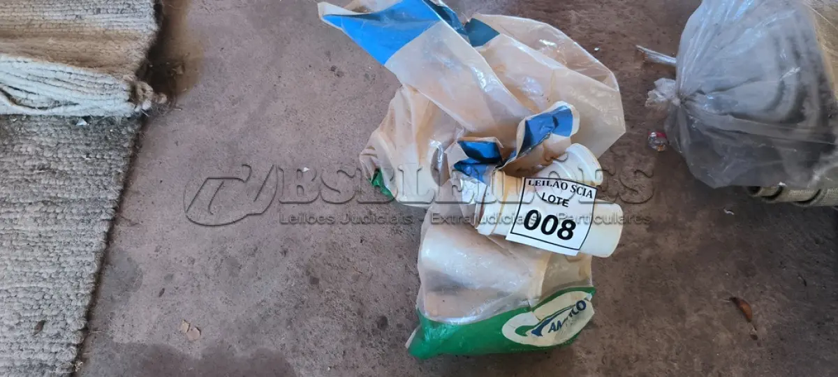 LOTE 008 - 01 LOTE COM CONEXÕES T REDUÇÃO 75 X50 E Y DE 75X50. (NO ESTADO) ATENÇÃO! FAZER A VISITAÇÃO ANTES DE ARREMATAR, NÃO SABEMOS SE FUNCIONA. LEILÃO NÃO TEM GARANTIA E NEM DEVOLUÇÃO, SUJEITO A POSSÍVEIS AVARIAS VISÍVEIS/OCULTAS E/OU AUSÊNCIA DE COMPONENTES.