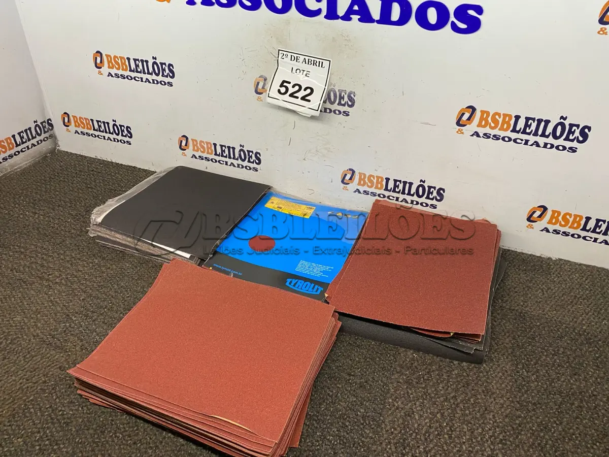 LOTE 522 - 01 LOTE DE LIXAS DIVERSAS. (NO ESTADO) ATENÇÃO! FAZER A VISITAÇÃO ANTES DE ARREMATAR, NÃO SABEMOS SE FUNCIONA. LEILÃO NÃO TEM GARANTIA E NEM DEVOLUÇÃO, SUJEITO A POSSÍVEIS AVARIAS VISÍVEIS/OCULTAS E/OU AUSÊNCIA DE COMPONENTES.