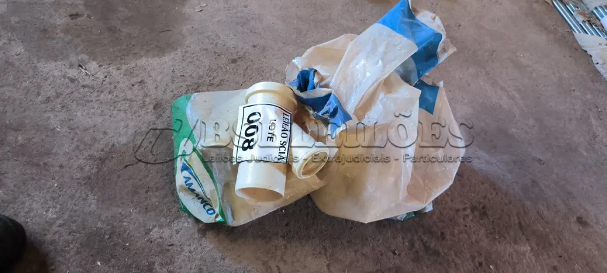 LOTE 008 - 01 LOTE COM CONEXÕES T REDUÇÃO 75 X50 E Y DE 75X50. (NO ESTADO) ATENÇÃO! FAZER A VISITAÇÃO ANTES DE ARREMATAR, NÃO SABEMOS SE FUNCIONA. LEILÃO NÃO TEM GARANTIA E NEM DEVOLUÇÃO, SUJEITO A POSSÍVEIS AVARIAS VISÍVEIS/OCULTAS E/OU AUSÊNCIA DE COMPONENTES.