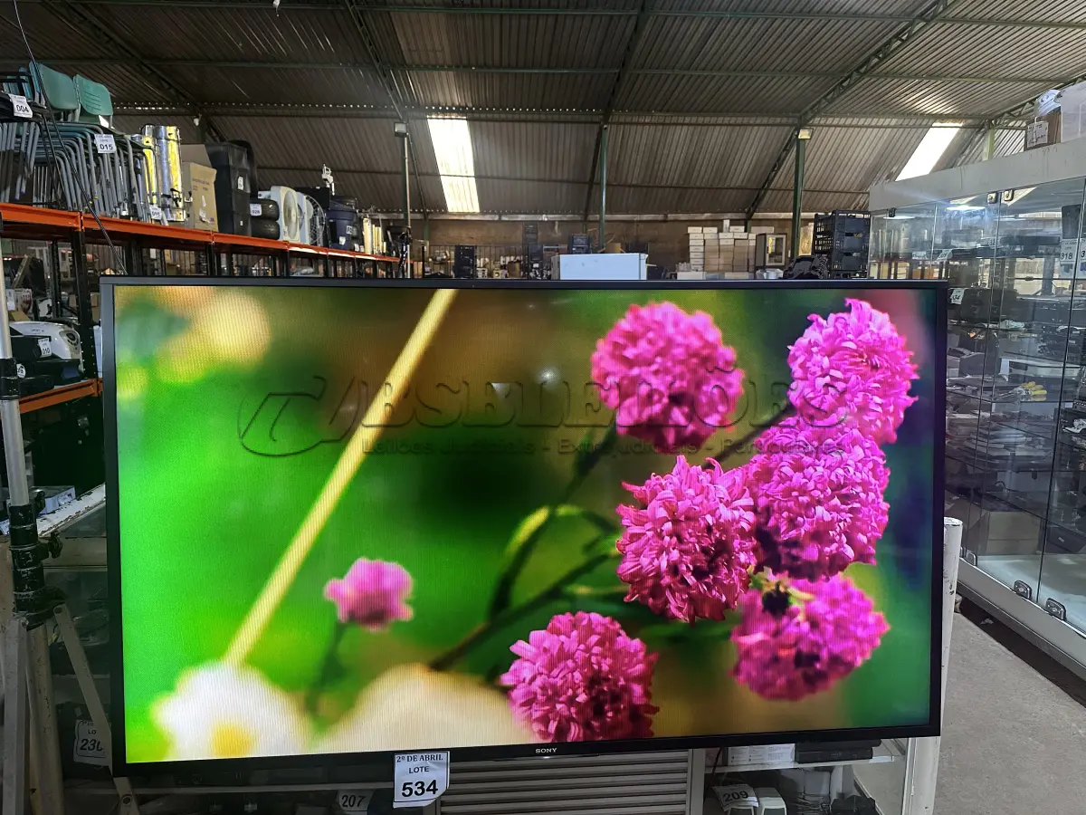 LOTE 427 - 01 SMART TV 70" SONY KDL-70W855B LED 3D ,  PROCESSADOR DE IMAGEM 3D,TAMANHO DA TELA 70", RESOLUÇÃO FULL HD - 1920 X 1080 PIXELS, FORMATO DE TELA 16:9 (WIDESCREEN) REFRESH RATE MOTIONFLOW XR 480 HZ ÂNGULO DE VISÃO HORIZONTAL: 178° VERTICAL: 178° , SISTEMA ANALÓGICO: PAL-M, PAL-N, NTSC DIGITAL: SBTVD  SINTONIZADOR DE TV ANALÓGICO: SIM, DIGITAL: SIM POTÊNCIA DE ÁUDIO 2 X 10 W RMS CONEXÕES ENTRADA: 4 X HDMI 2 X VÍDEO COMPOSTO 1 X VÍDEO COMPONENTE 1 X ÁUDIO ESTÉREO 2 X USB 1 X RJ-45 SAÍDA: 1 X ÁUDIO DIGITAL ÓPTICO ALIMENTAÇÃO AC 100 ~ 240V CONSUMO DE ENERGIA ATIVA: 208 W STAND BY: < 1 W  PADRÃO DE FURO PARA MONTAGEM NA PAREDE VESA 400X300 DIMENSÕES (L X A X P) SEM BASE: 158,6 X 92 X 9,3 CM COM BASE: 158,6 X 97 X 37 CM  PESO SEM BASE: 43,6 KG COM BASE: 44,6 KG EMBALAGEM: 56 KG  (NO ESTADO) ATENÇÃO! FAZER A VISITAÇÃO ANTES DE ARREMATAR, NÃO SABEMOS SE FUNCIONA. LEILÃO NÃO TEM GARANTIA E NEM DEVOLUÇÃO, SUJEITO A POSSÍVEIS AVARIAS VISÍVEIS/OCULTAS E/OU AUSÊNCIA DE COMPONENTES.