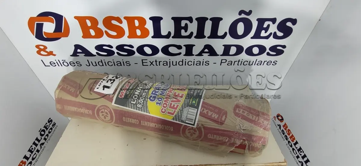 LOTE 132 - 01 - LONA PLÁSTICA 8X50M 40KG PRETA - MAXILONA (NO ESTADO, NÃO SABEMOS SE FUNCIONA. LEILÃO NÃO TEM GARANTIA E NEM DEVOLUÇÃO, SUJEITO A POSSÍVEIS AVARIAS VISÍVEIS/OCULTAS E/OU AUSÊNCIA DE COMPONENTES)
