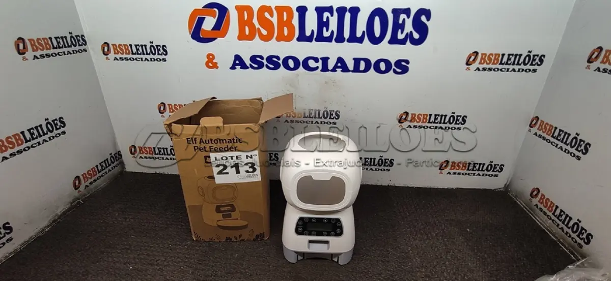LOTE 213 - 01 - ALIMENTADOR AUTOMÁTICO SMART P/ CÃES GATOS PETS PROGRAMÁVEL (NO ESTADO, NÃO SABEMOS SE FUNCIONA. LEILÃO NÃO TEM GARANTIA E NEM DEVOLUÇÃO, SUJEITO A POSSÍVEIS AVARIAS VISÍVEIS/OCULTAS E/OU AUSÊNCIA DE COMPONENTES)