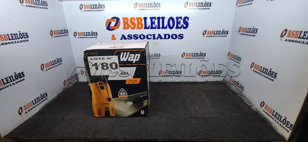 LOTE 180 - 01 - LAVADORA DE ALTA PRESSAO 1500W 1750PSI WAP OUSADA PLUS 2200 127V (NO ESTADO, NÃO SABEMOS SE FUNCIONA. LEILÃO NÃO TEM GARANTIA E NEM DEVOLUÇÃO, SUJEITO A POSSÍVEIS AVARIAS VISÍVEIS/OCULTAS E/OU AUSÊNCIA DE COMPONENTES)