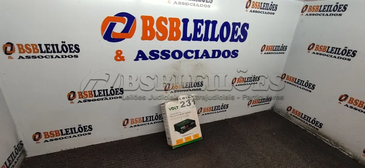 LOTE 231 - 01 - CONVERSOR DC/DC 24V/5 P/ 12V10A VOLT (NO ESTADO, NÃO SABEMOS SE FUNCIONA. LEILÃO NÃO TEM GARANTIA E NEM DEVOLUÇÃO, SUJEITO A POSSÍVEIS AVARIAS VISÍVEIS/OCULTAS E/OU AUSÊNCIA DE COMPONENTES)