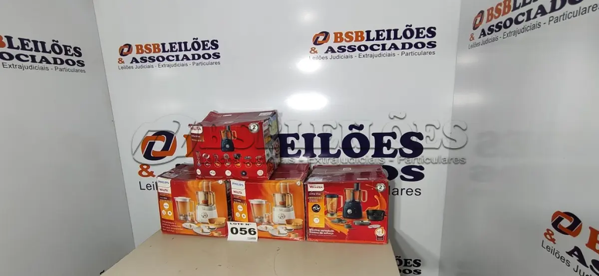 LOTE 056 - 04 - MULTIPROCESSADOR PHILIPS WALITA 110V (NO ESTADO, NÃO SABEMOS SE FUNCIONA. LEILÃO NÃO TEM GARANTIA E NEM DEVOLUÇÃO, SUJEITO A POSSÍVEIS AVARIAS VISÍVEIS/OCULTAS E/OU AUSÊNCIA DE COMPONENTES)