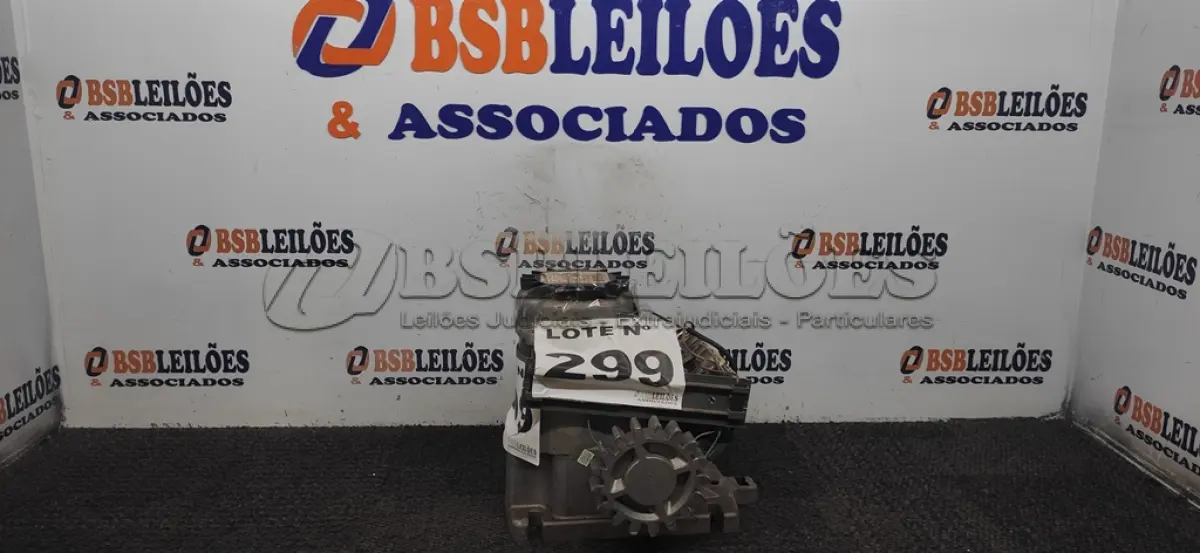 LOTE 299 - 01 - MOTOR DE PORTÃO AUTOMATIZADOR DESLIZANTE JET FLEX PPA DZ PREDIAL 220V (NO ESTADO, NÃO SABEMOS SE FUNCIONA. LEILÃO NÃO TEM GARANTIA E NEM DEVOLUÇÃO, SUJEITO A POSSÍVEIS AVARIAS VISÍVEIS/OCULTAS E/OU AUSÊNCIA DE COMPONENTES)