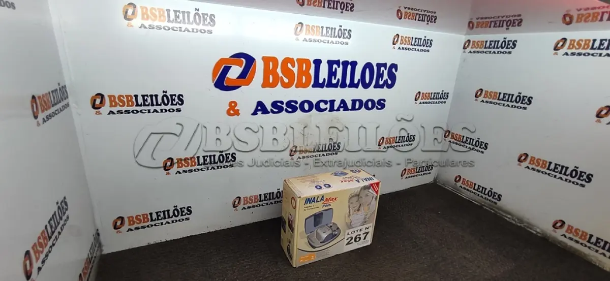 LOTE 267 - 01 - INALADOR COMPRESSOR INALAMAX PLUS, OMRON (NO ESTADO, NÃO SABEMOS SE FUNCIONA. LEILÃO NÃO TEM GARANTIA E NEM DEVOLUÇÃO, SUJEITO A POSSÍVEIS AVARIAS VISÍVEIS/OCULTAS E/OU AUSÊNCIA DE COMPONENTES)
