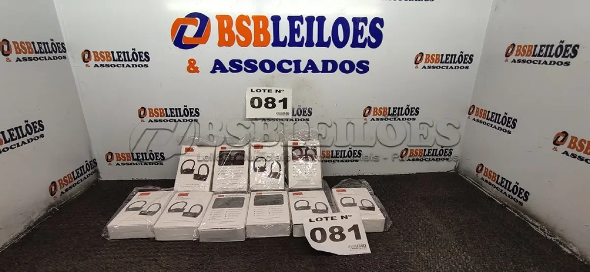 LOTE 081 - 10 - FONES DE OUVIDO BLUETOOTH SPORT WIRELESS JB-227 (NO ESTADO, NÃO SABEMOS SE FUNCIONA. LEILÃO NÃO TEM GARANTIA E NEM DEVOLUÇÃO, SUJEITO A POSSÍVEIS AVARIAS VISÍVEIS/OCULTAS E/OU AUSÊNCIA DE COMPONENTES)