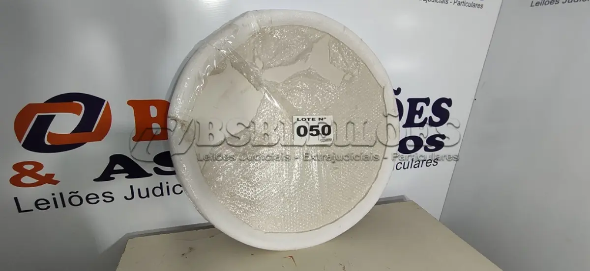 LOTE 050 - 01 - PRATO GIRATÓRIO 80 CM SOBREPOR PARA CENTRO DE MESA (NO ESTADO, NÃO SABEMOS SE FUNCIONA. LEILÃO NÃO TEM GARANTIA E NEM DEVOLUÇÃO, SUJEITO A POSSÍVEIS AVARIAS VISÍVEIS/OCULTAS E/OU AUSÊNCIA DE COMPONENTES)