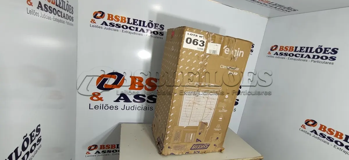 LOTE 063 - 01 - CLIMATIZADOR DE AR ELGIN BIG AIR, 45 LITROS 110V (NO ESTADO, NÃO SABEMOS SE FUNCIONA. LEILÃO NÃO TEM GARANTIA E NEM DEVOLUÇÃO, SUJEITO A POSSÍVEIS AVARIAS VISÍVEIS/OCULTAS E/OU AUSÊNCIA DE COMPONENTES)