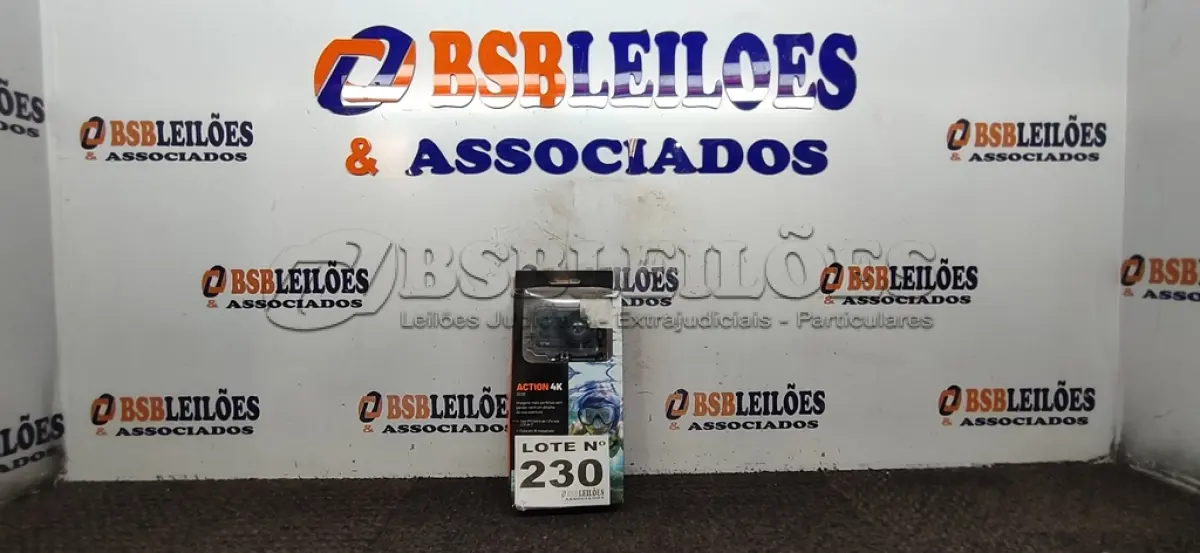 LOTE 230 - 01 - CÂMERA DE AÇÃO ACTION+SELFIE 4K WI-FI - TELA LCD 2POL - 16MP 30 FPS - ATRIO - DC191 (NO ESTADO, NÃO SABEMOS SE FUNCIONA. LEILÃO NÃO TEM GARANTIA E NEM DEVOLUÇÃO, SUJEITO A POSSÍVEIS AVARIAS VISÍVEIS/OCULTAS E/OU AUSÊNCIA DE COMPONENTES)