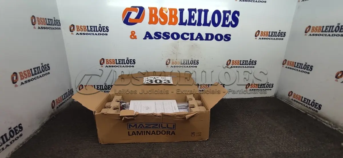 LOTE 303 - 01 - LAMINADORA REFILADORA 110V MAZZILLI 230E (NO ESTADO, NÃO SABEMOS SE FUNCIONA. LEILÃO NÃO TEM GARANTIA E NEM DEVOLUÇÃO, SUJEITO A POSSÍVEIS AVARIAS VISÍVEIS/OCULTAS E/OU AUSÊNCIA DE COMPONENTES)