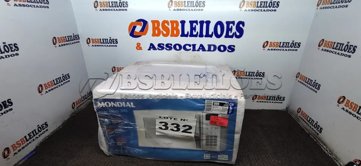 LOTE 332 - 01 - MICRO-ONDAS MONDIAL 34LITROS 110 VOLTS (NO ESTADO, NÃO SABEMOS SE FUNCIONA. LEILÃO NÃO TEM GARANTIA E NEM DEVOLUÇÃO, SUJEITO A POSSÍVEIS AVARIAS VISÍVEIS/OCULTAS E/OU AUSÊNCIA DE COMPONENTES)