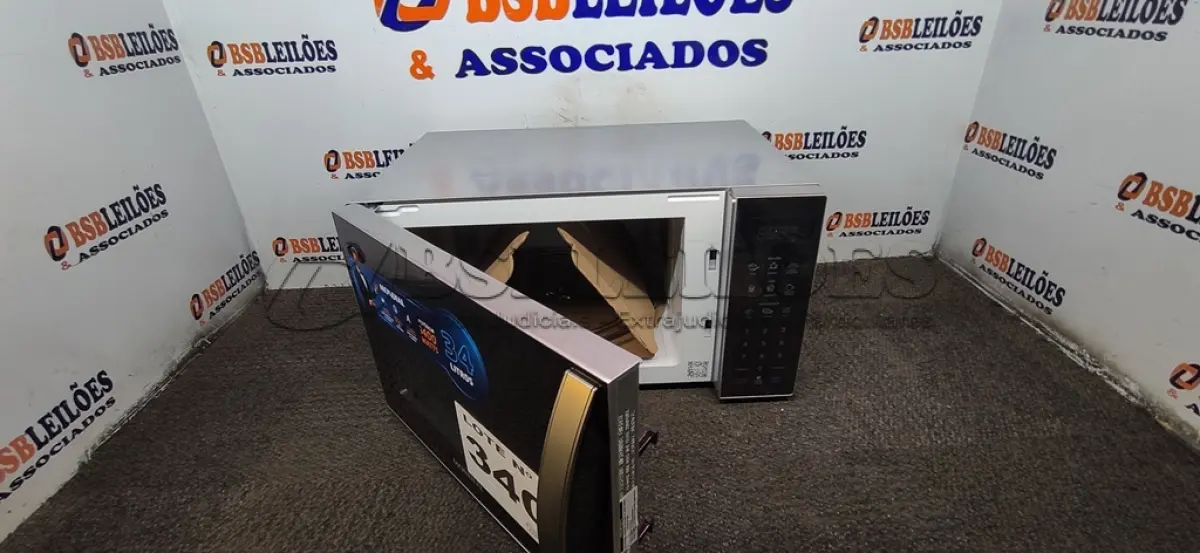 LOTE 340 - 01 - MICRO-ONDAS MONDIAL 34LITROS 110 VOLTS (NO ESTADO, NÃO SABEMOS SE FUNCIONA. LEILÃO NÃO TEM GARANTIA E NEM DEVOLUÇÃO, SUJEITO A POSSÍVEIS AVARIAS VISÍVEIS/OCULTAS E/OU AUSÊNCIA DE COMPONENTES)