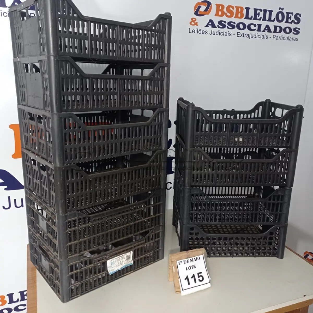 LOTE 115 - 10 CESTAS ORGANIZADORAS. (NO ESTADO) ATENÇÃO! FAZER A VISITAÇÃO ANTES DE ARREMATAR, NÃO SABEMOS SE FUNCIONA. LEILÃO NÃO TEM GARANTIA E NEM DEVOLUÇÃO, SUJEITO A POSSÍVEIS AVARIAS VISÍVEIS/OCULTAS E/OU AUSÊNCIA DE COMPONENTES.