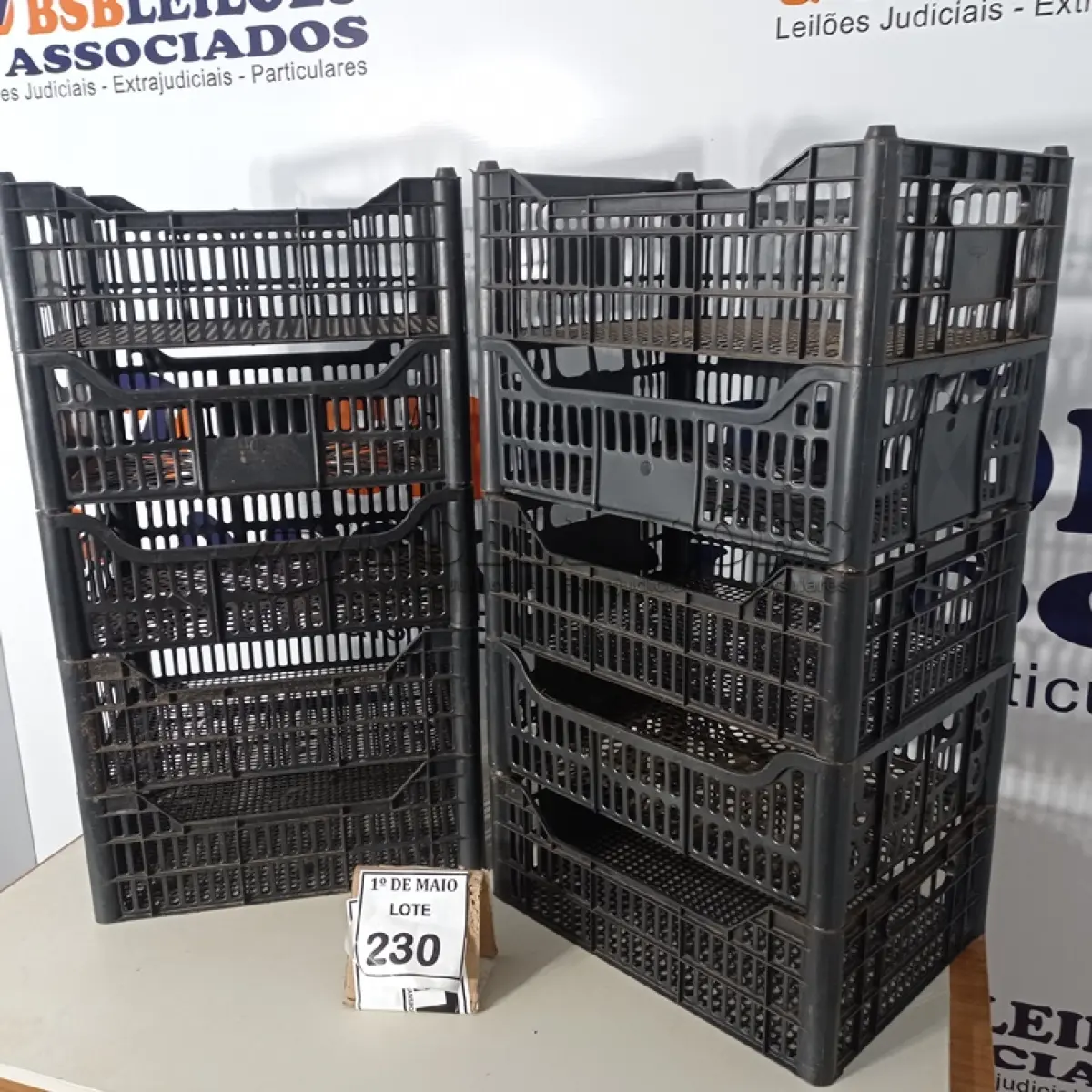 LOTE 230 - 10 CESTAS ORGANIZADORAS. (NO ESTADO) ATENÇÃO! FAZER A VISITAÇÃO ANTES DE ARREMATAR, NÃO SABEMOS SE FUNCIONA. LEILÃO NÃO TEM GARANTIA E NEM DEVOLUÇÃO, SUJEITO A POSSÍVEIS AVARIAS VISÍVEIS/OCULTAS E/OU AUSÊNCIA DE COMPONENTES.