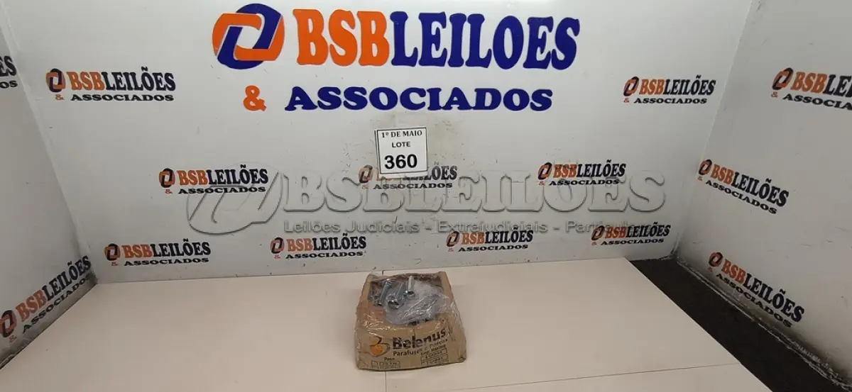 LOTE 360 - 01 LOTE COM PARAFUSOS FRANCÊS COM ZB 3/8-16X2. (NO ESTADO) ATENÇÃO! FAZER A VISITAÇÃO ANTES DE ARREMATAR, NÃO SABEMOS SE FUNCIONA. LEILÃO NÃO TEM GARANTIA E NEM DEVOLUÇÃO, SUJEITO A POSSÍVEIS AVARIAS VISÍVEIS/OCULTAS E/OU AUSÊNCIA DE COMPONENTES.