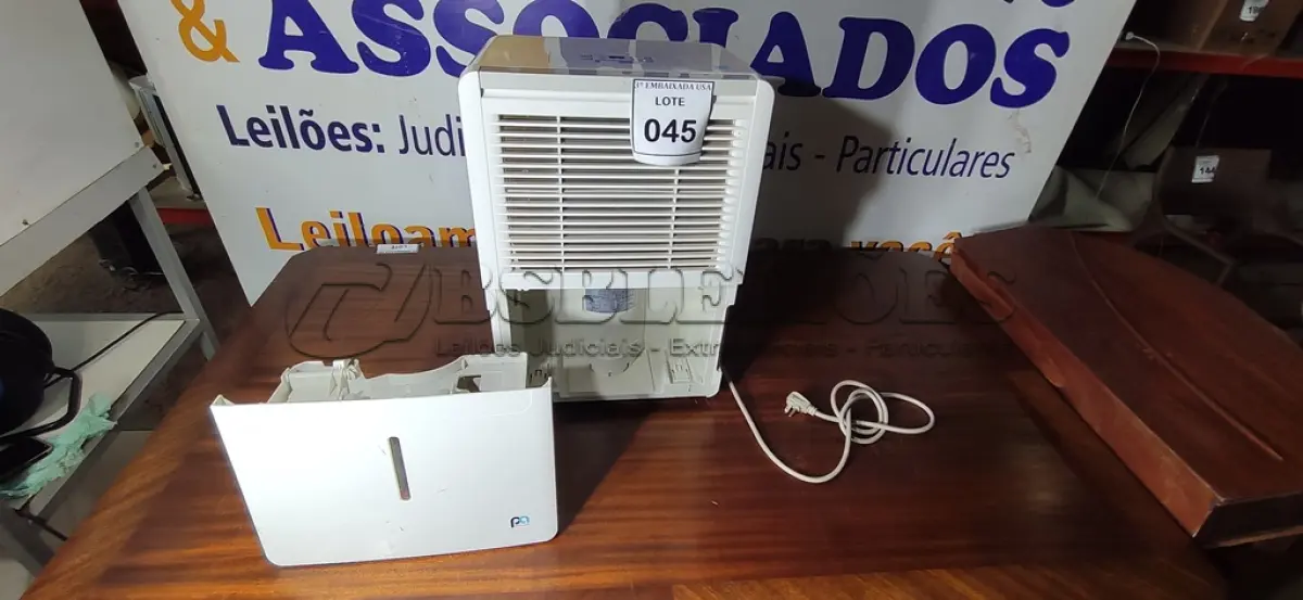 LOTE 045 - 01 DEHUMIDIFIER 110V. (NO ESTADO EM QUE SE ENCONTRA. SUJEITO A AVARIAS OCULTAS/VISÍVEIS.) AV9338Y