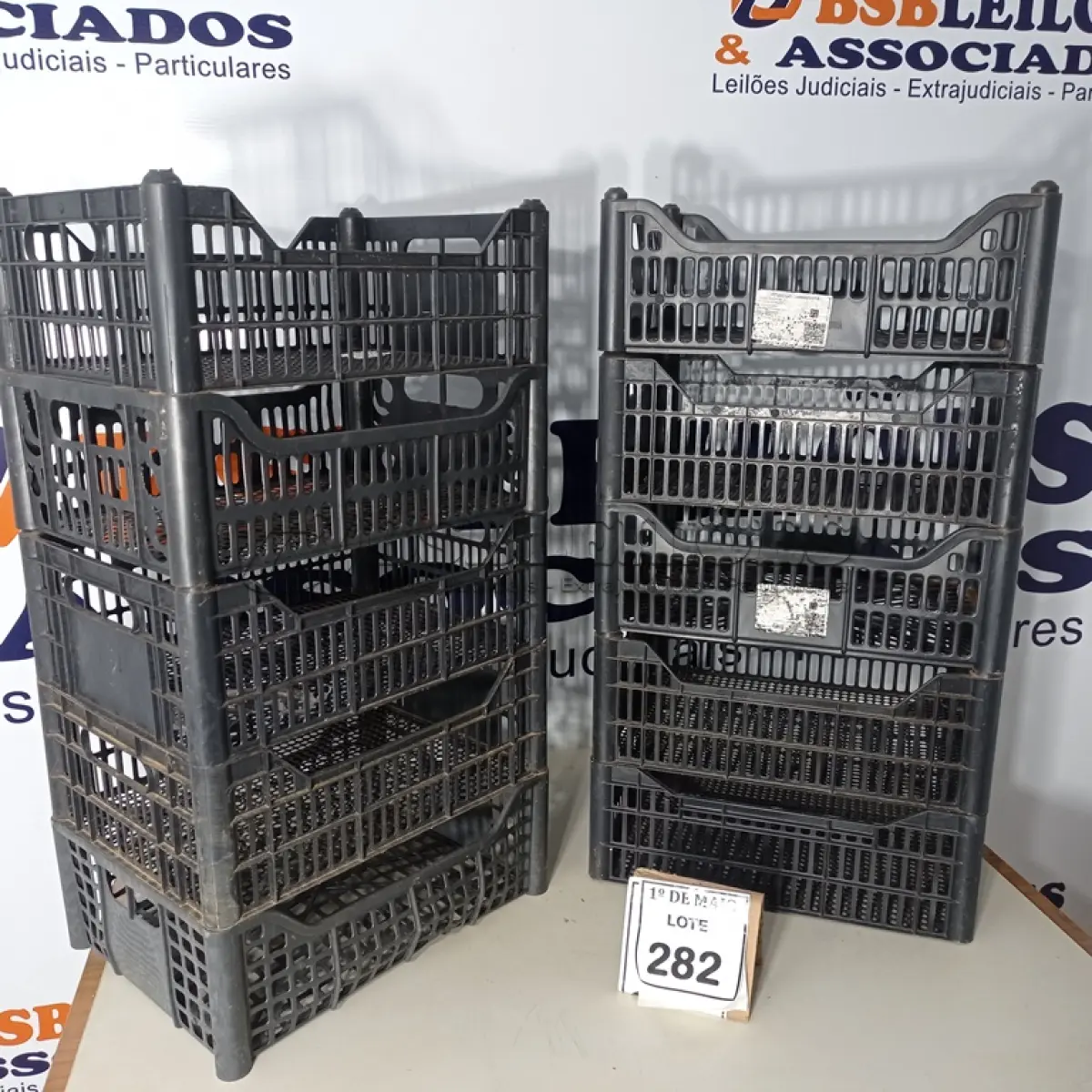 LOTE 282 - 10 CESTAS ORGANIZADORAS. (NO ESTADO) ATENÇÃO! FAZER A VISITAÇÃO ANTES DE ARREMATAR, NÃO SABEMOS SE FUNCIONA. LEILÃO NÃO TEM GARANTIA E NEM DEVOLUÇÃO, SUJEITO A POSSÍVEIS AVARIAS VISÍVEIS/OCULTAS E/OU AUSÊNCIA DE COMPONENTES.